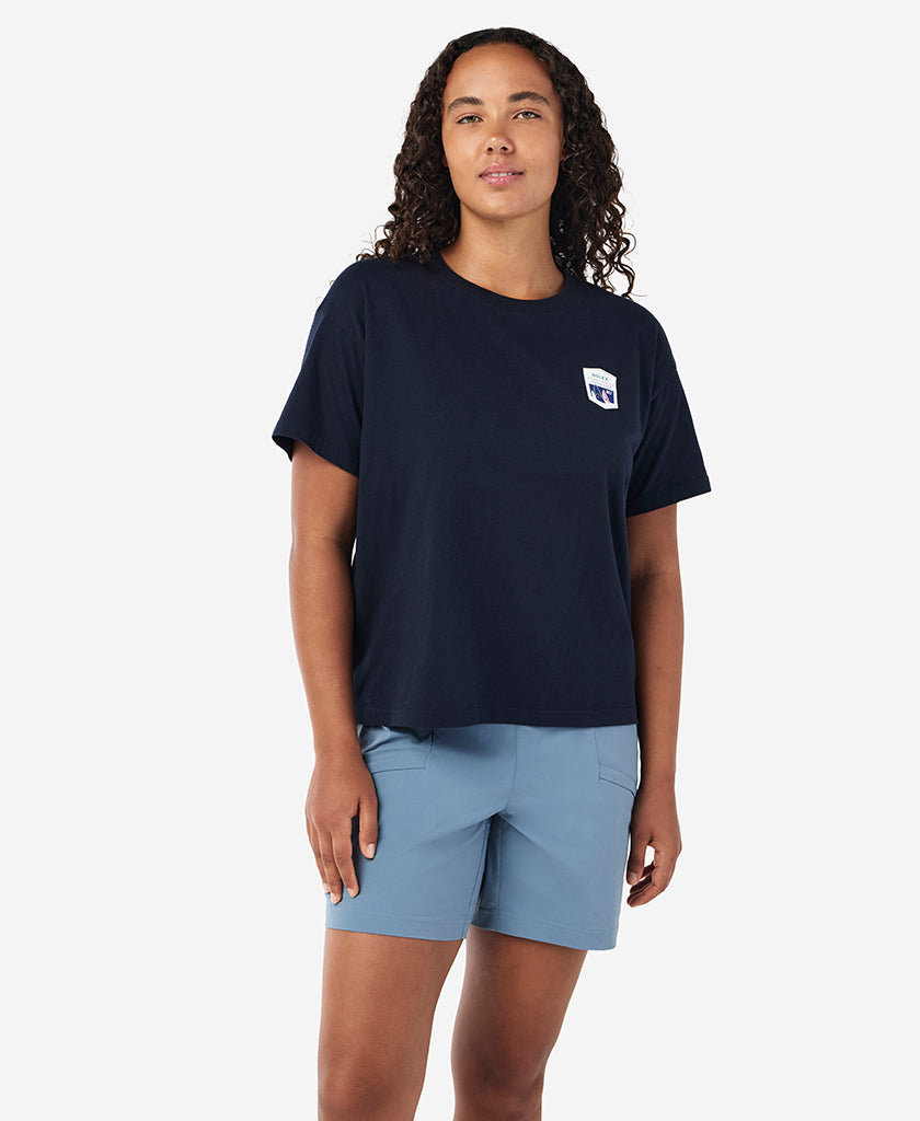 RSHYR25 W TASMAN T-SHIRT, Navy