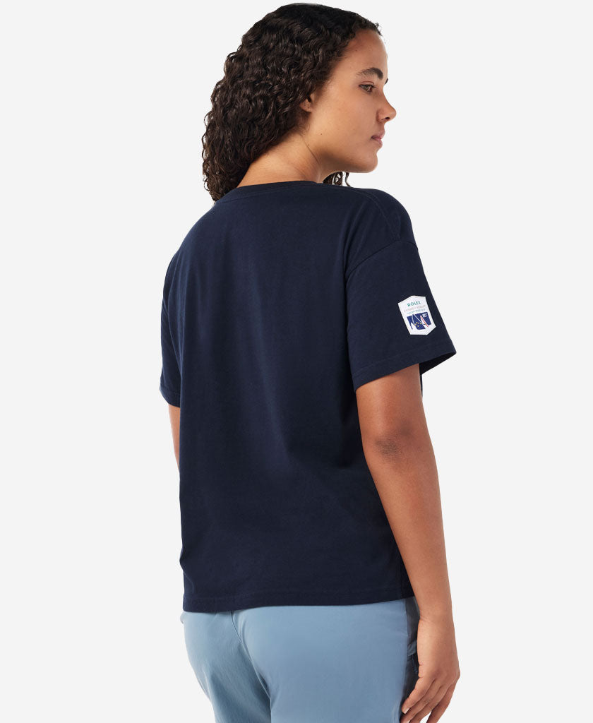 RSHYR25 W BOAT NAME T-SHIRT, Navy