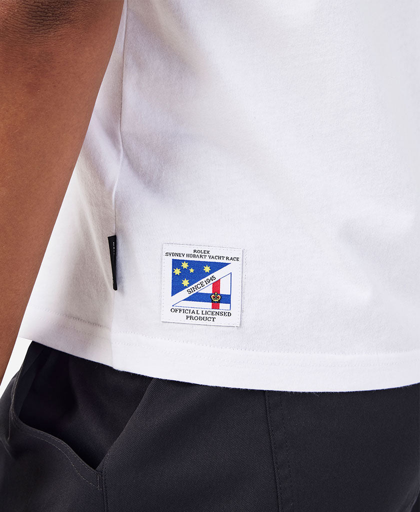 RSHYR25 W BOAT NAME T-SHIRT, White