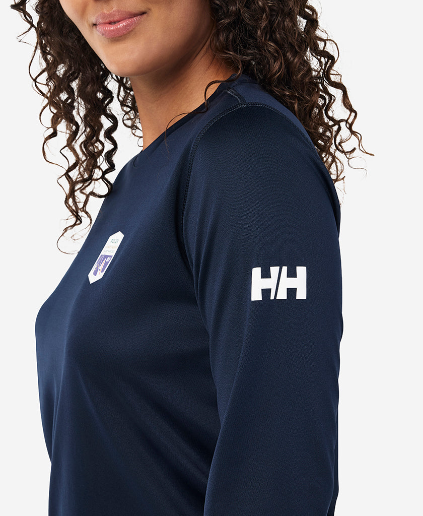 RSHYR25 W TECH CREW LS, Navy