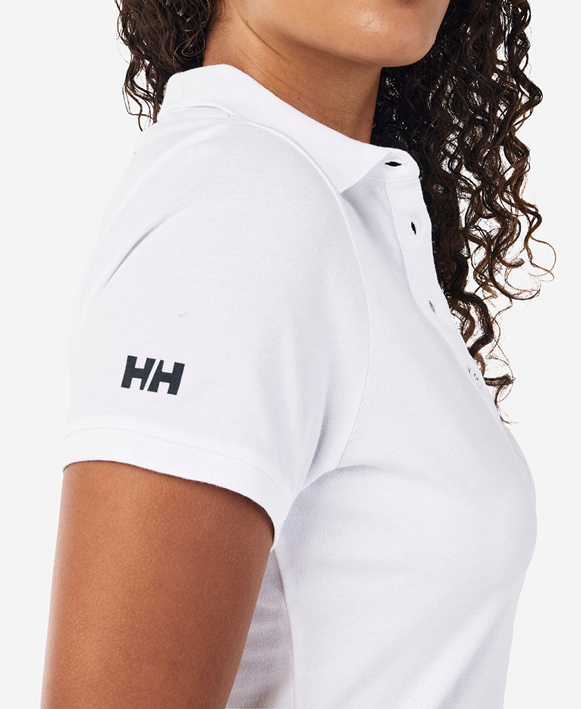 RSHYR25 W CREW POLO, White