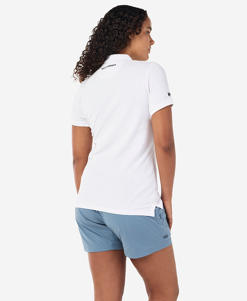 RSHYR25 W CREW POLO, White