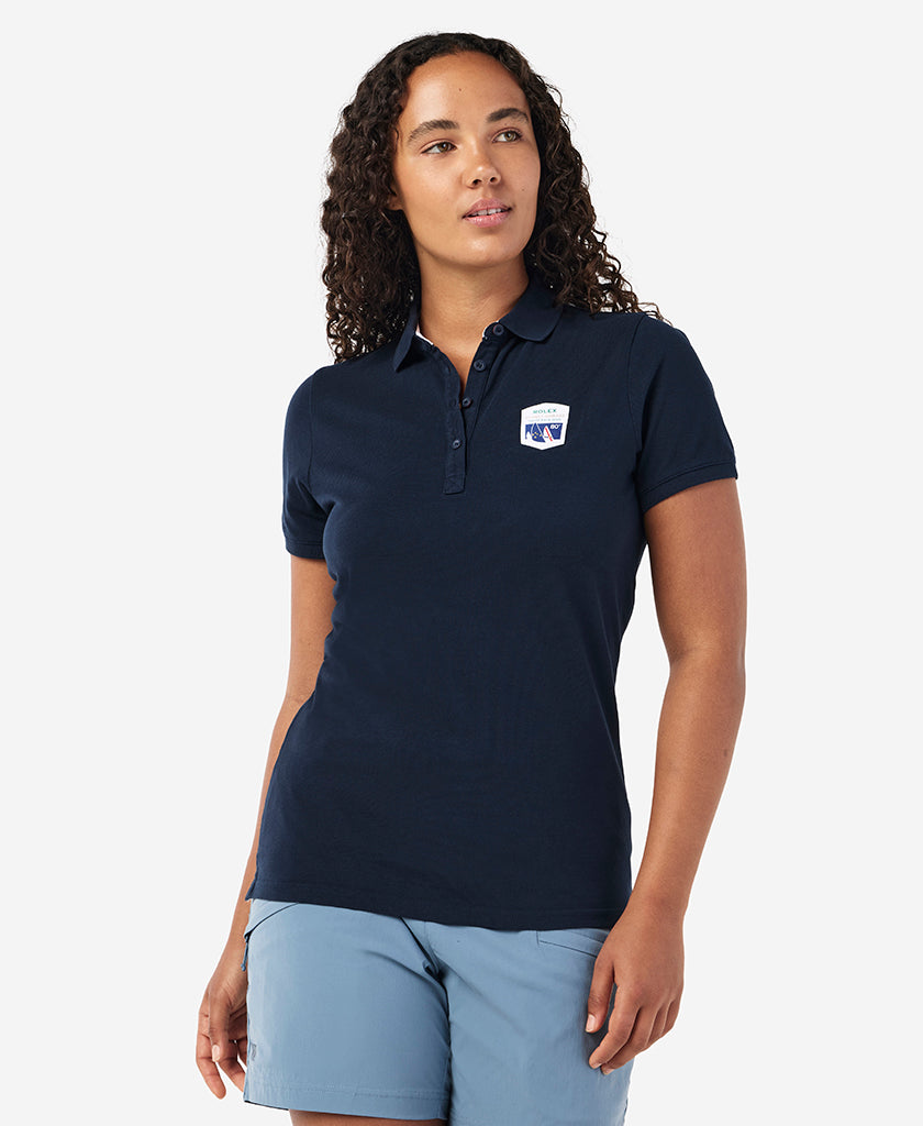 RSHYR25 W CREW POLO, Navy