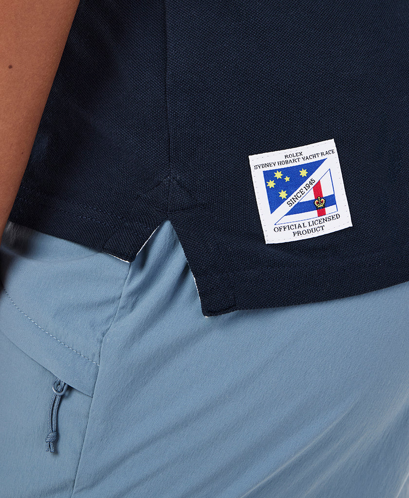 RSHYR25 W CREW POLO, Navy
