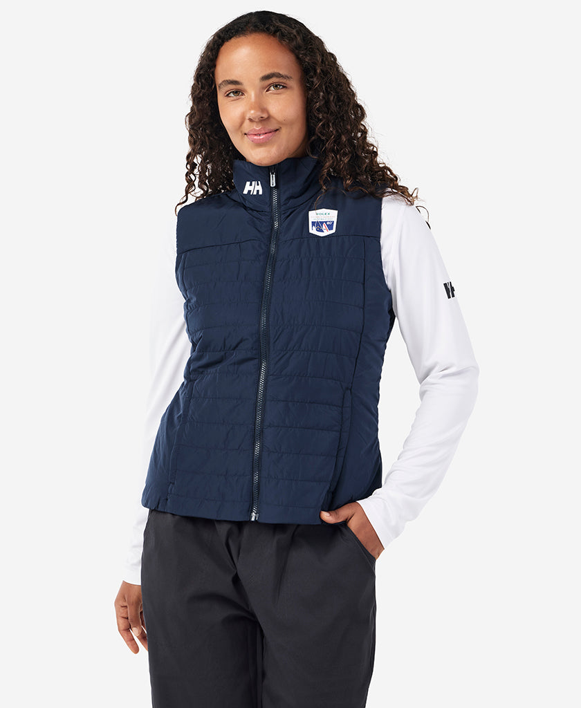 RSHYR25 W CREW INSULATOR VEST, Navy