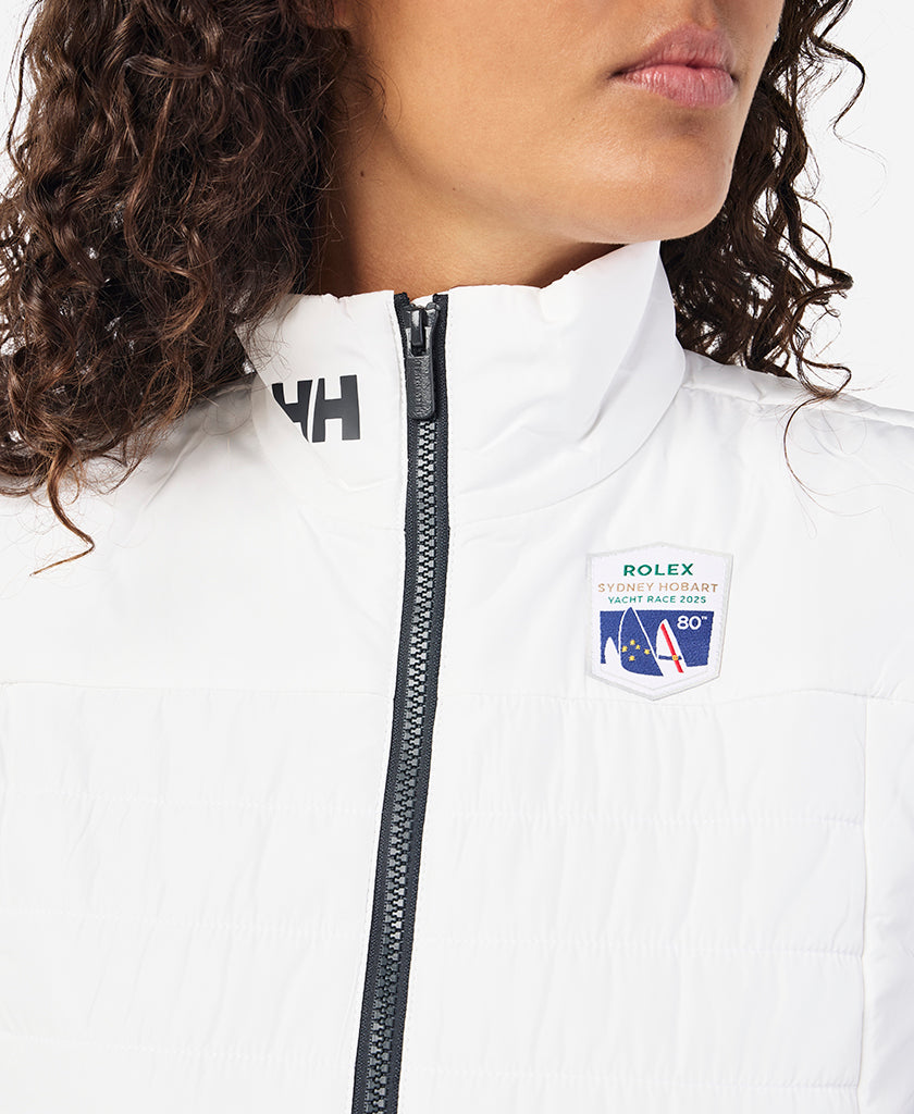 RSHYR25 W CREW INSULATOR VEST, White