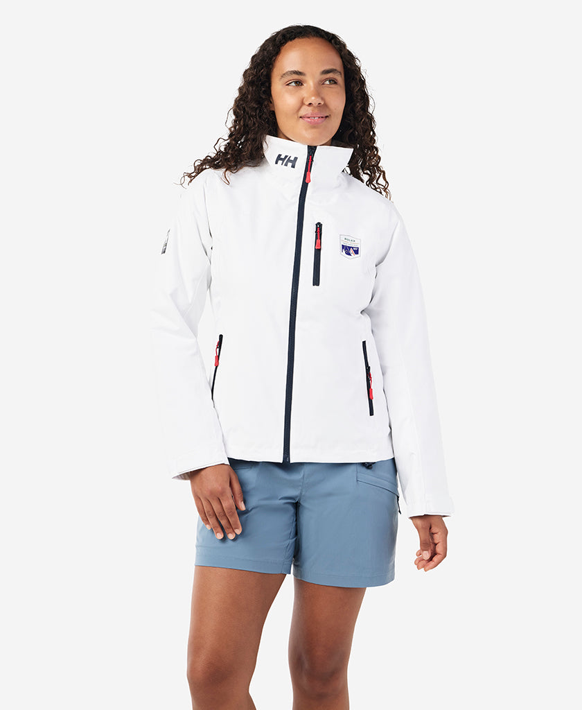 RSHYR25 W CREW MIDLAYER JACKET, White