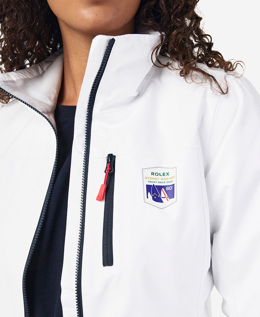 RSHYR25 W CREW MIDLAYER JACKET, White