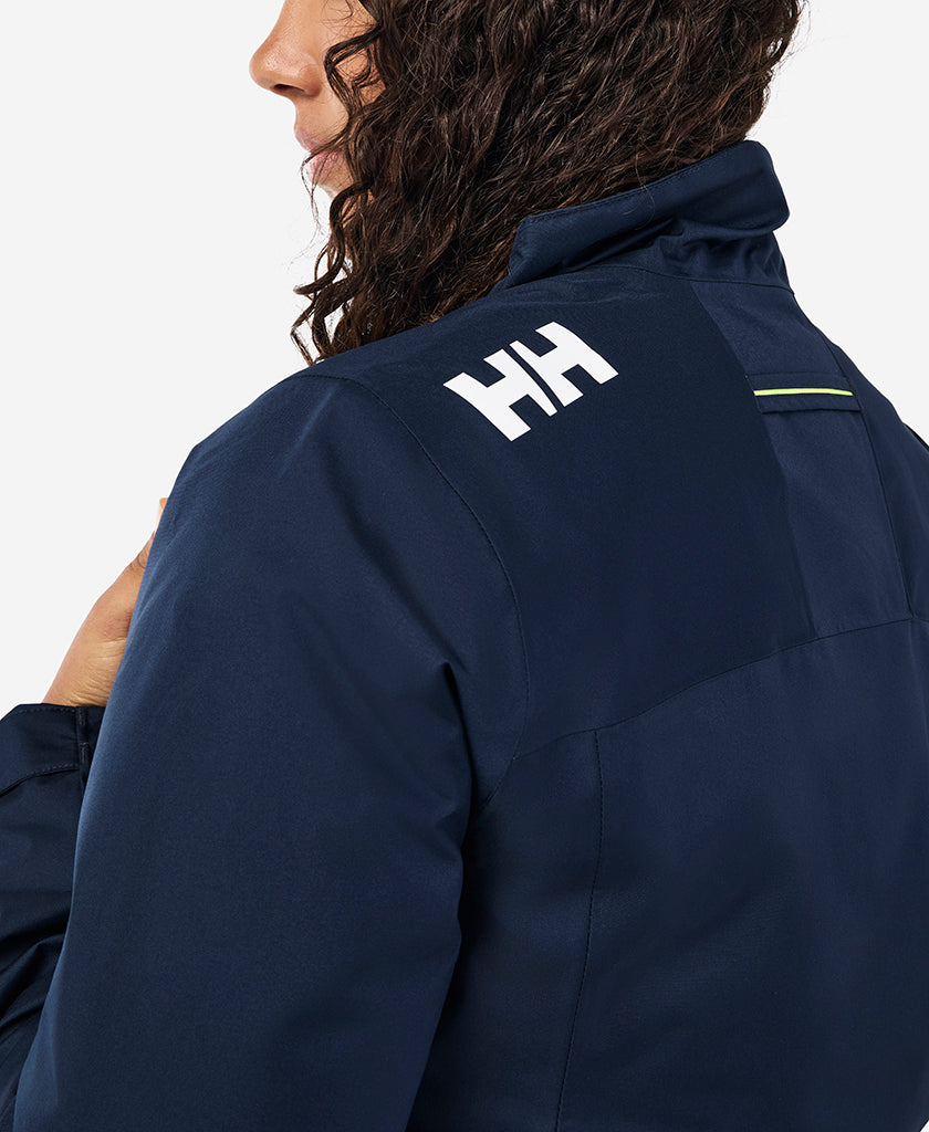RSHYR25 W CREW MIDLAYER JACKET, Navy