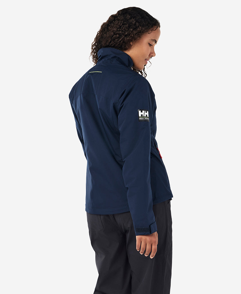 RSHYR25 W CREW MIDLAYER JACKET, Navy