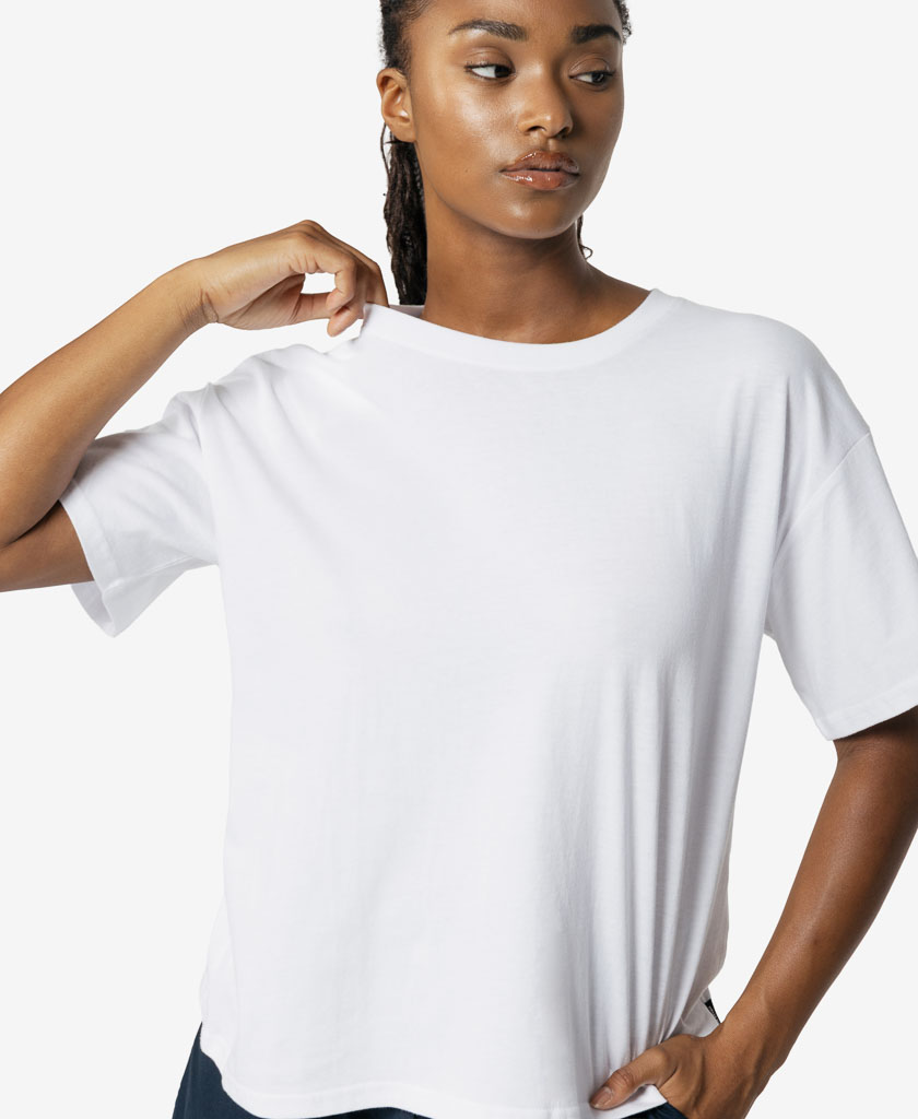 W CREW T-SHIRT 2.0, White