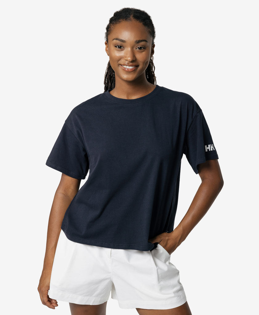W CREW T-SHIRT 2.0, Navy
