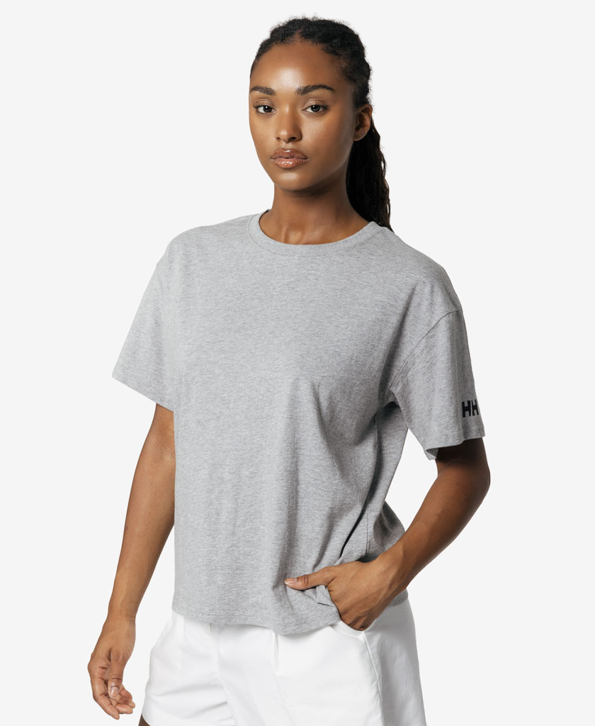 W CREW T-SHIRT 2.0, Grey Melange