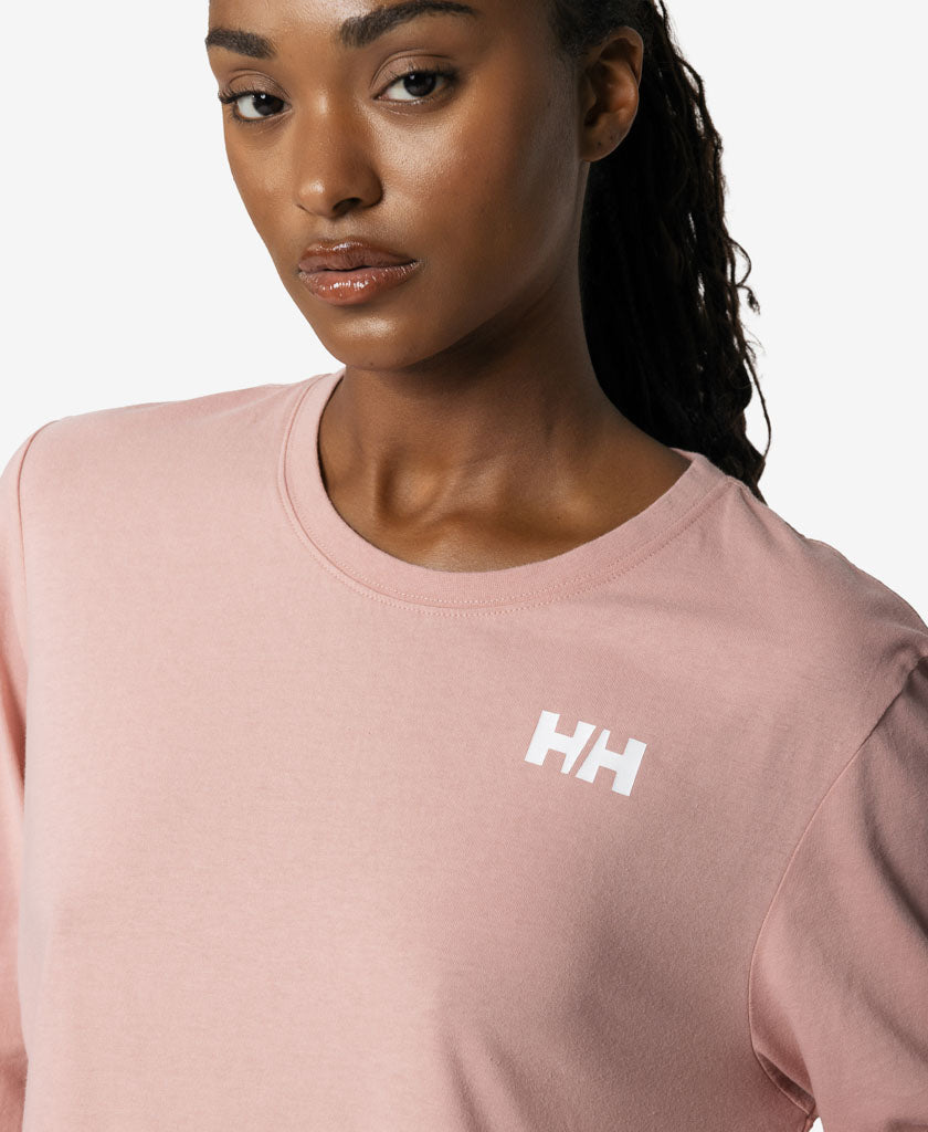 W ERVIK L/S T-SHIRT, Pink Salt