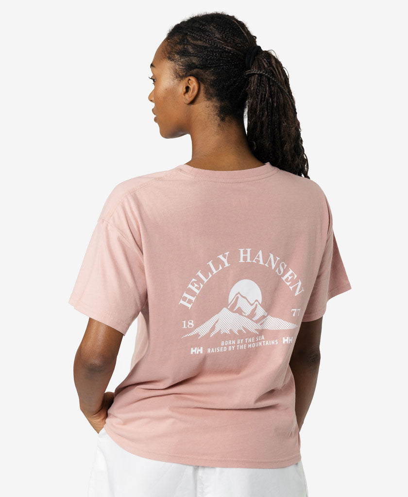 W BRUFJELL T-SHIRT, Pink Salt