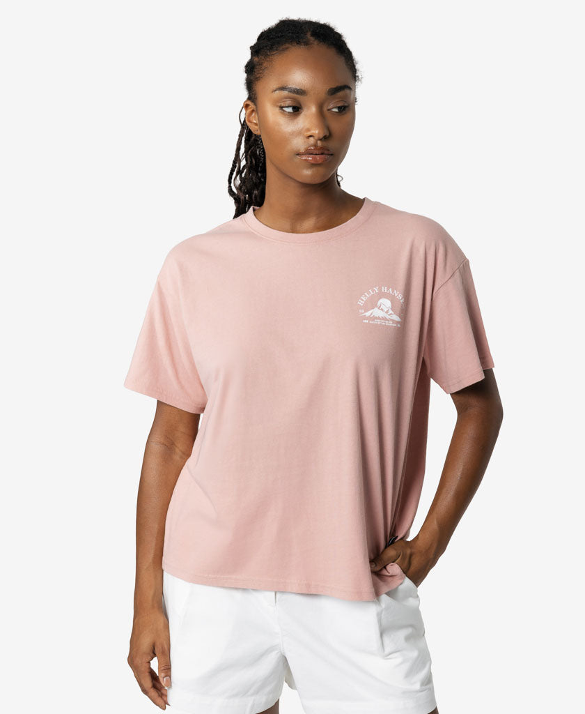 W BRUFJELL T-SHIRT, Pink Salt