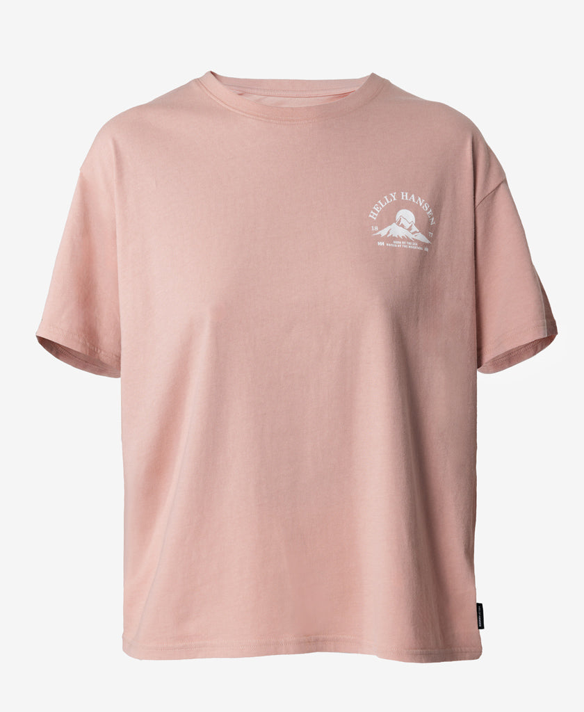 W BRUFJELL T-SHIRT, Pink Salt