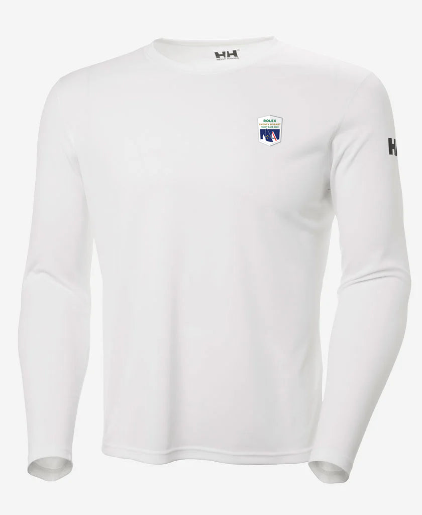 RSHYR TEAM TECH LS T-SHIRT, White