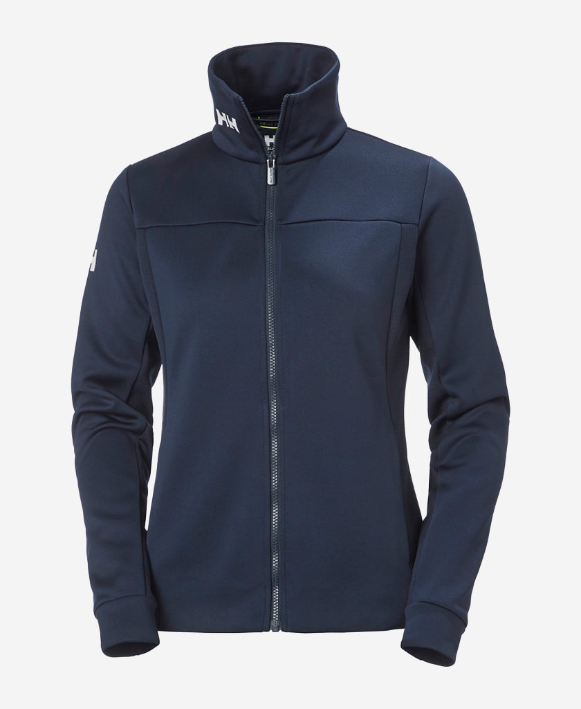 W CREW FLEECE JACKET, Navy