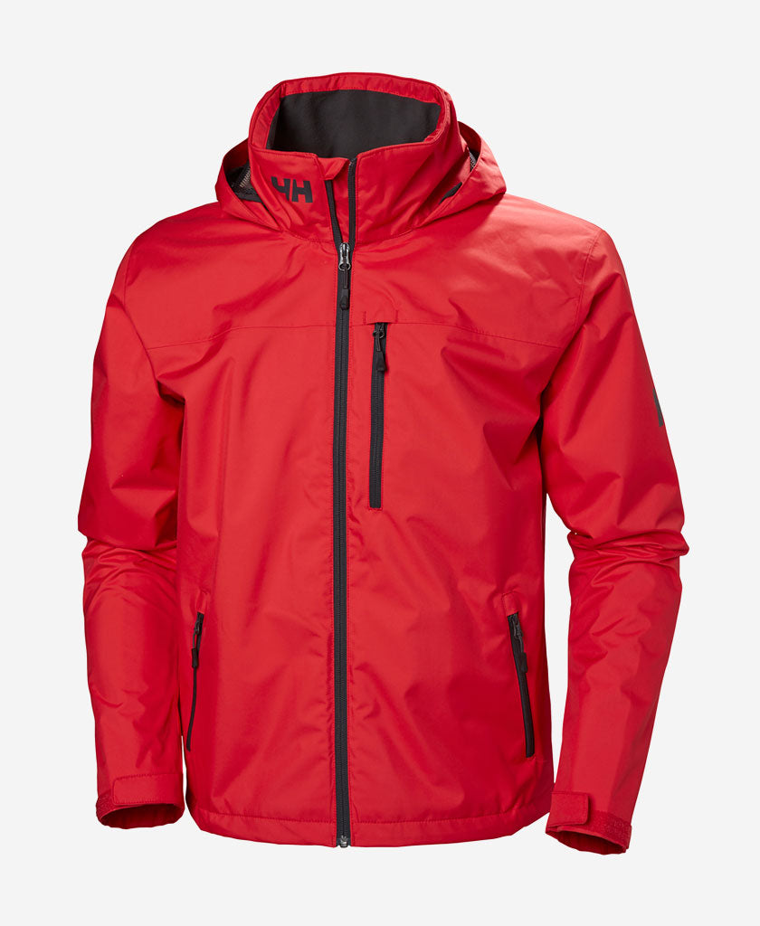 CREW HOODED JACKET, Red