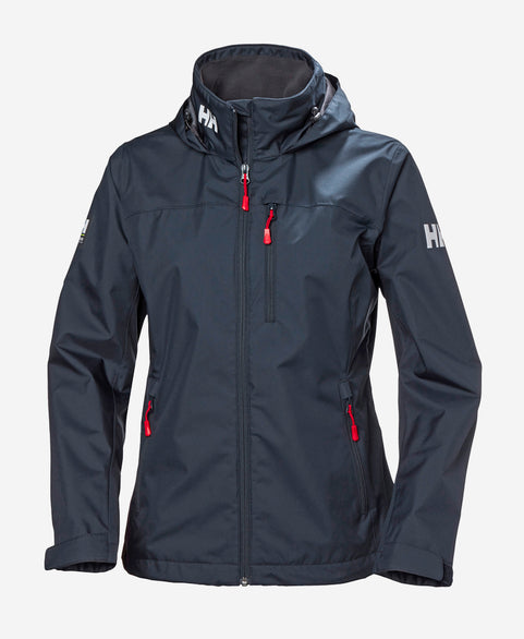 W CREW HOODED JACKET, navy