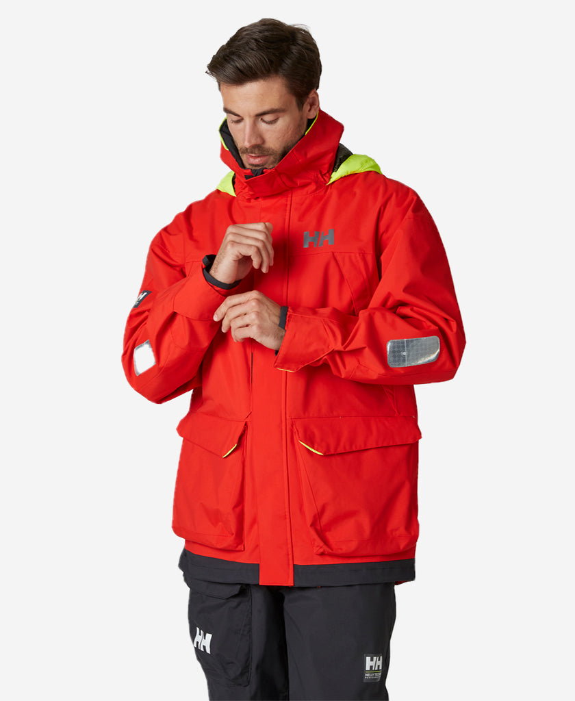 PIER JACKET, Alert Red - Main Image