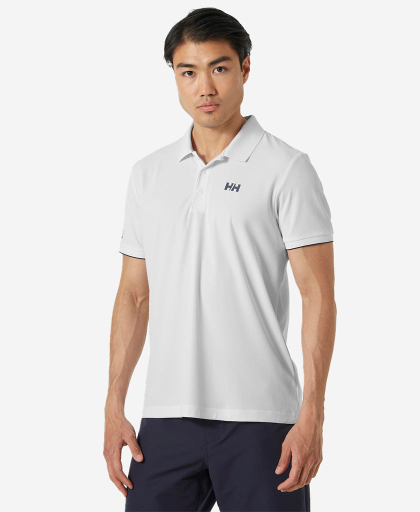 OCEAN QUICK-DRY POLO, 002 White