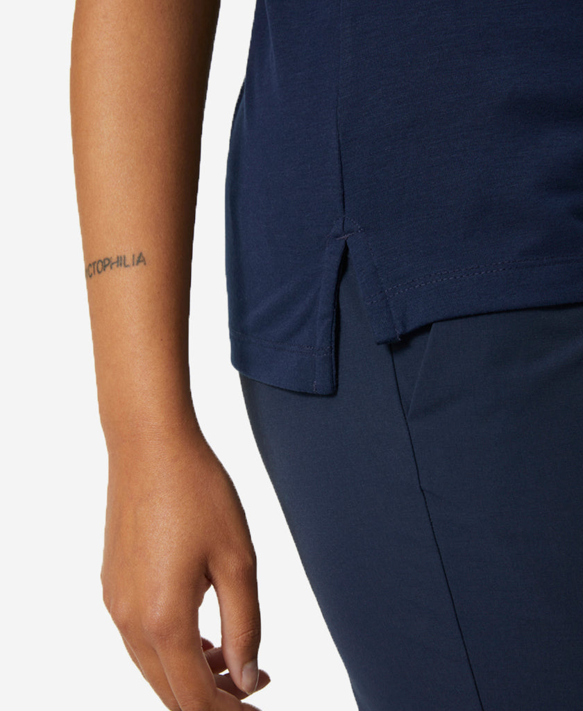 WOMENS SIREN POLO, Navy