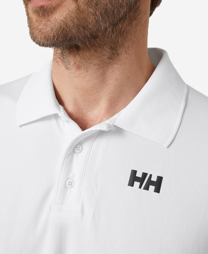 HH LIFA ACTIVE SOLEN SS POLO, 002 White