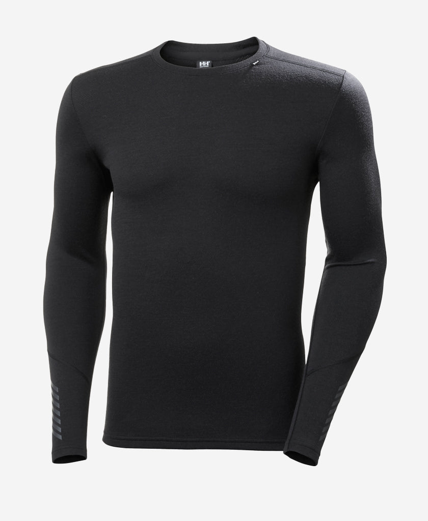 Discover LIFA MERINO MIDWEIGHT CREW, Black for Your Adventures | Helly ...