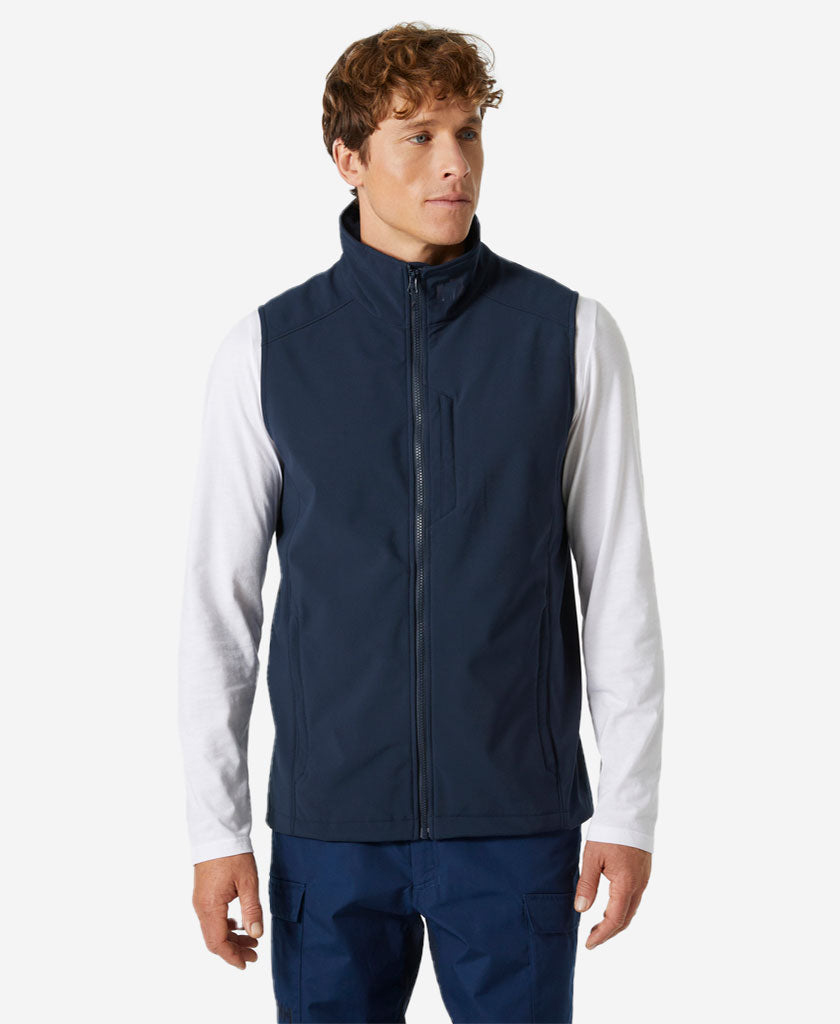 PARAMOUNT SOFTSHELL VEST, Navy - Main Image